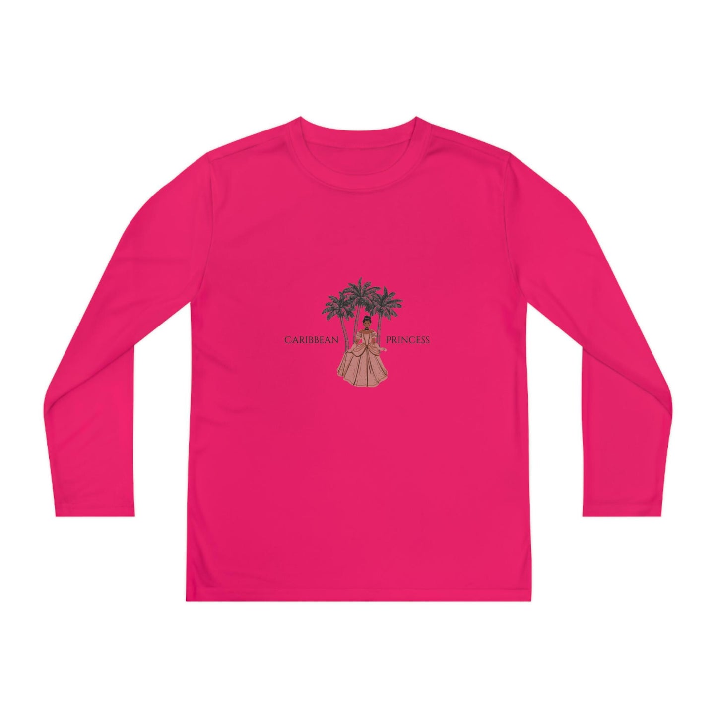 Youth Kids Caribbean Princess Long Sleeve Competitor Tee