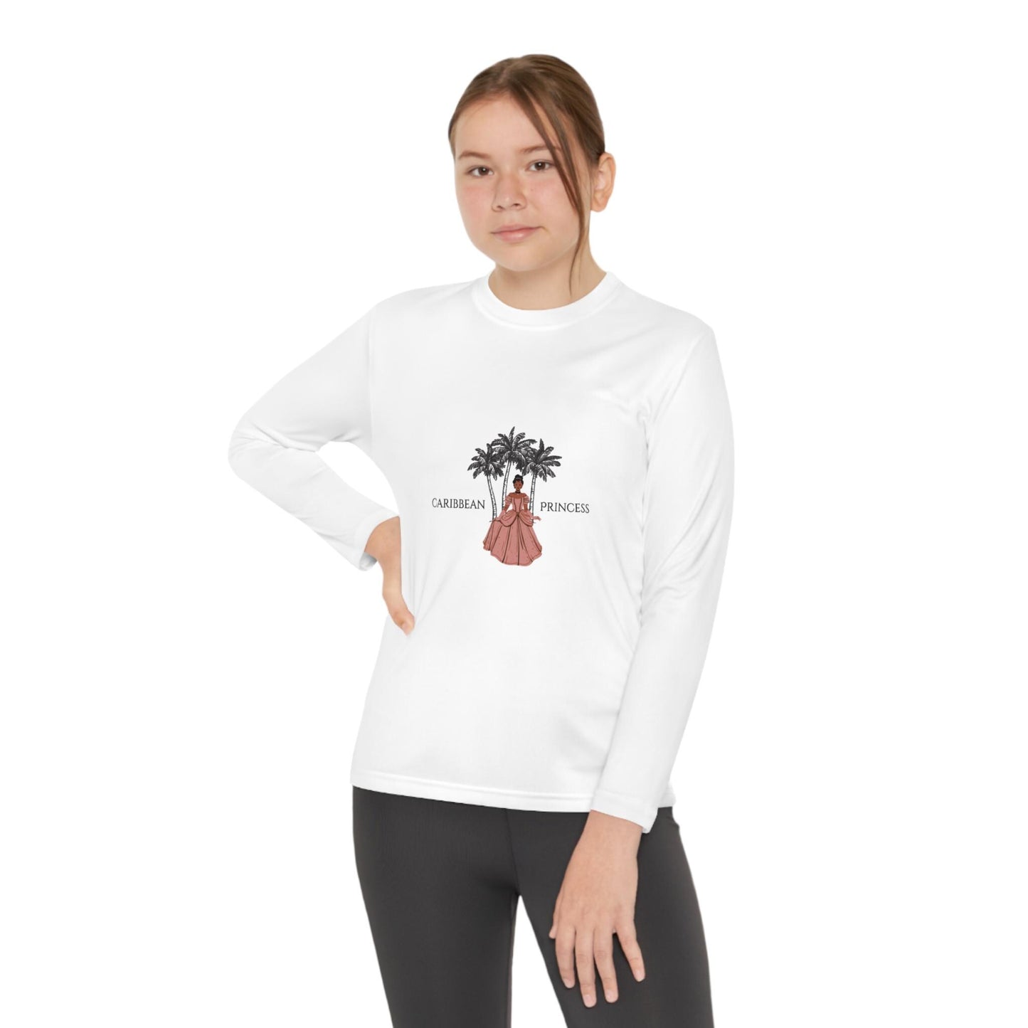 Youth Kids Caribbean Princess Long Sleeve Competitor Tee