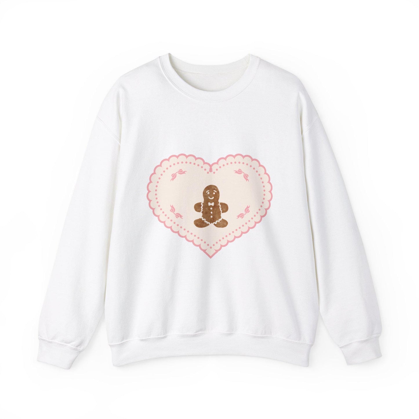 Gingerbread Cookie Christmas Sweatshirt, Holiday Crewneck Jumper for Winter Festivities, Xmas Gingerbread Man Sweater, Festive Sweatshirt,