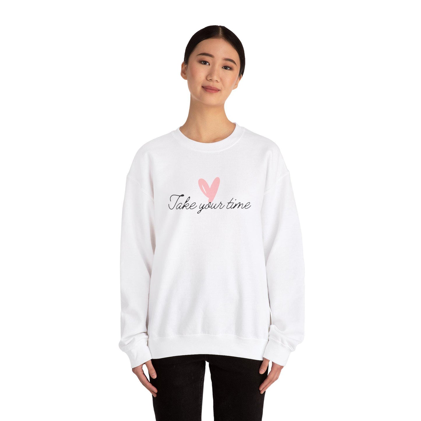 Self Love Crewneck Sweatshirt - Unisex Heavy Blend™, Cozy Jumper, Self Care Pullover, Comfy Sweater, Relaxation Gift