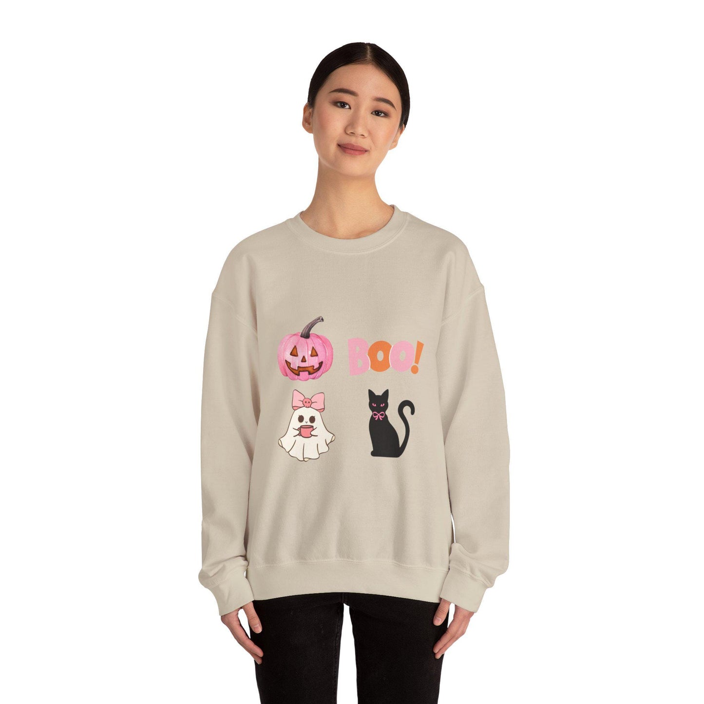 Pink Coquette Halloween Unisex Heavy Blend™ Crewneck Sweatshirt