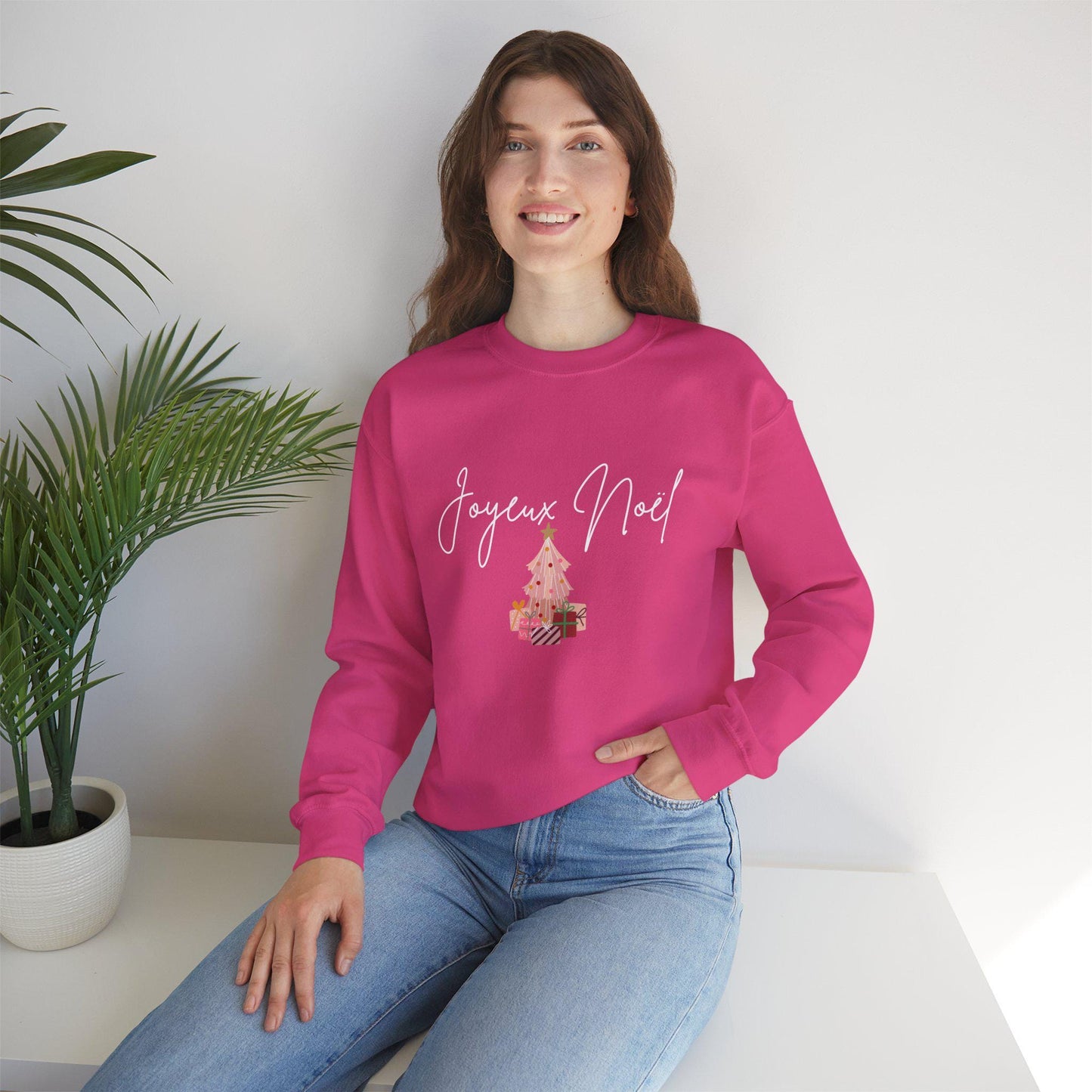 French Merry Christmas Crewneck joyeux Noël Sweatshirt, Holiday Xmas Jumper, Unisex Pullover, Festive Winter Sweatshirt, Gift for Family