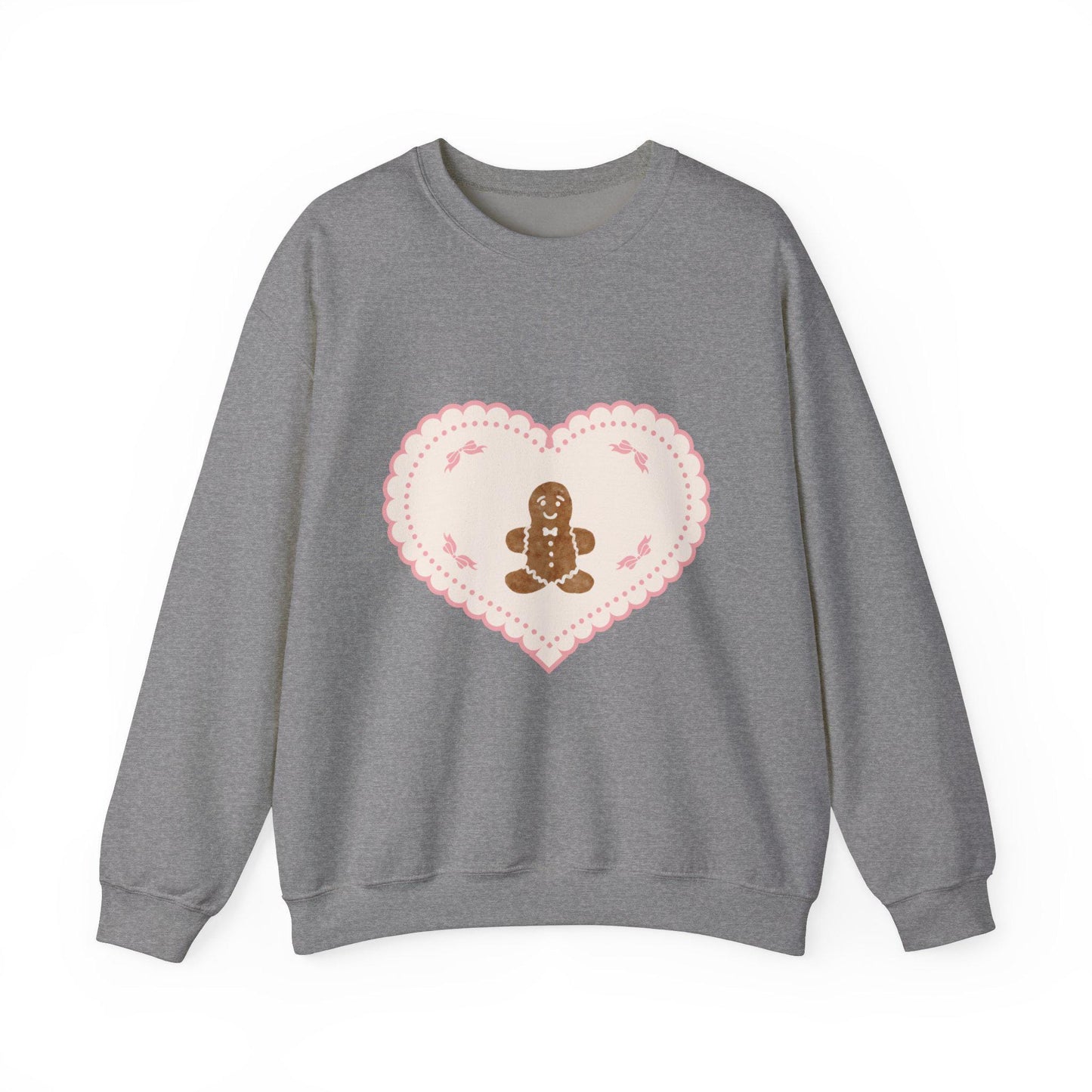 Gingerbread Cookie Christmas Sweatshirt, Holiday Crewneck Jumper for Winter Festivities, Xmas Gingerbread Man Sweater, Festive Sweatshirt,