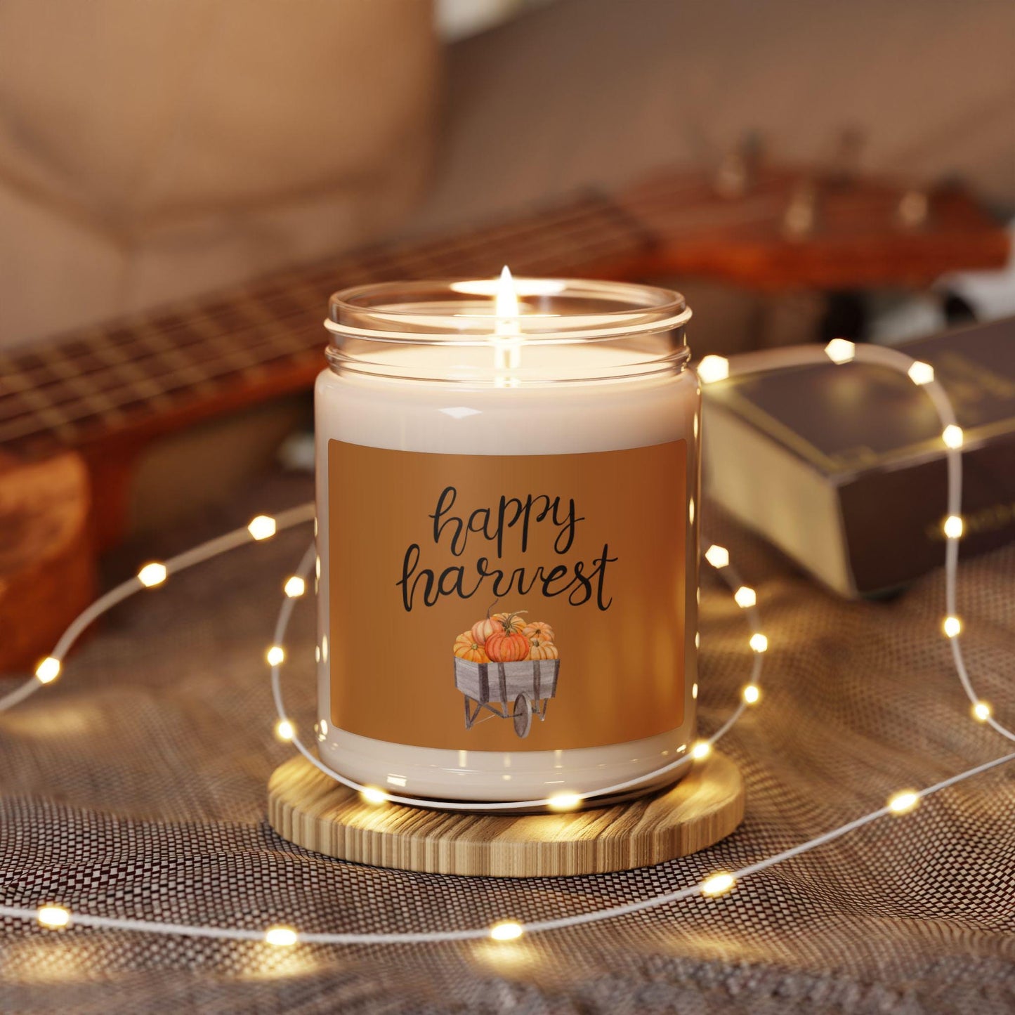 Harvest Soy Candle, Fall Scented Candle, Autumn Home Decor, Thanksgiving Candle, Gift for Her, Farmhouse Candle, Seasonal Candle