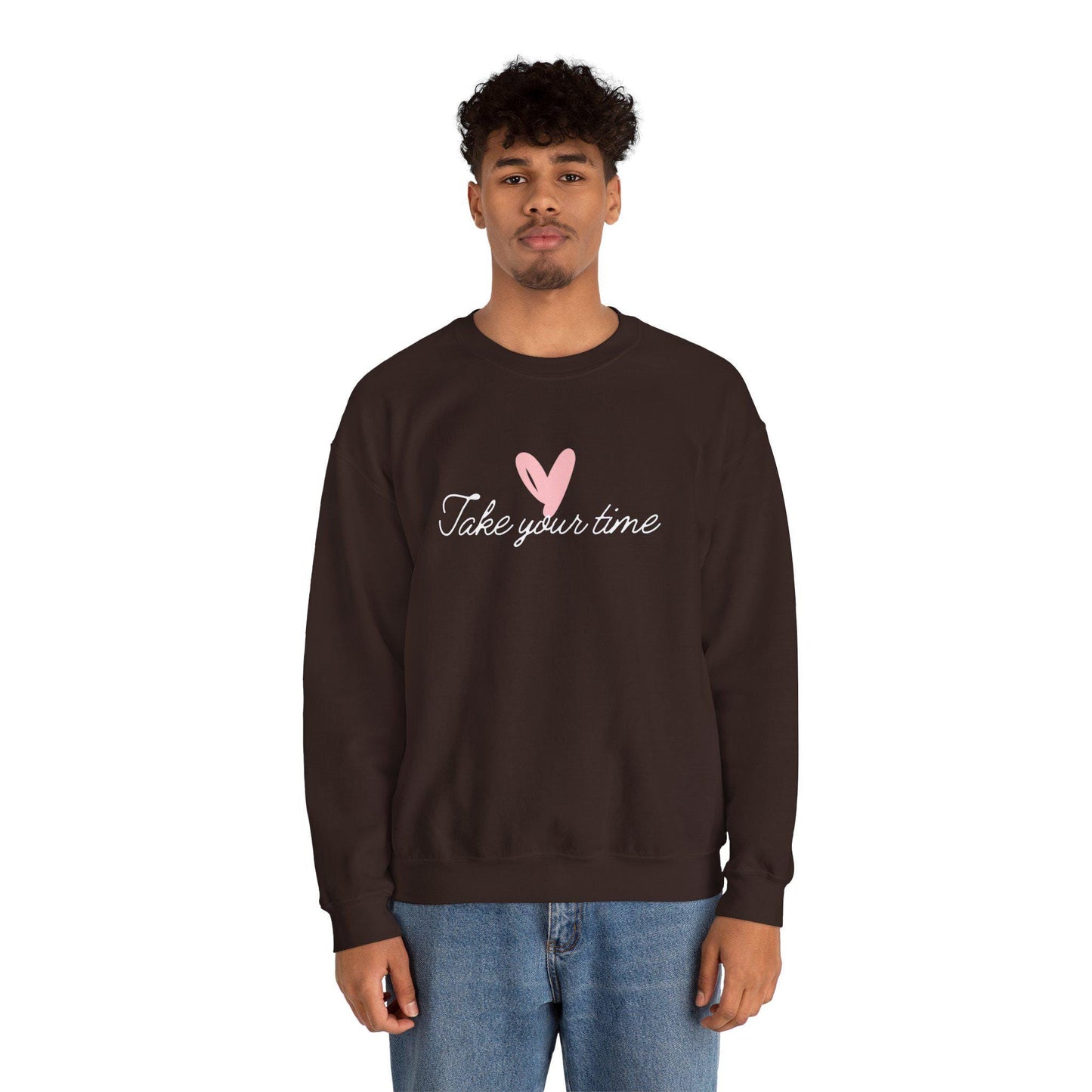 Self Love Crewneck Sweatshirt - Unisex Heavy Blend™, Cozy Jumper, Self Care Pullover, Comfy Sweater, Relaxation Gift